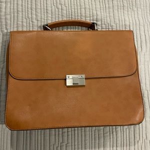 ALDO briefcase with removable strap and lap top sleeve. Never used